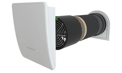 Das Logavent HRV126 D ist die ideale Lüftungslösung für die energetische Modernisierung. © Bosch Thermotechnik GmbH, Buderus Deutschland © Bosch Thermotechnik GmbH, Buderus Deutschland